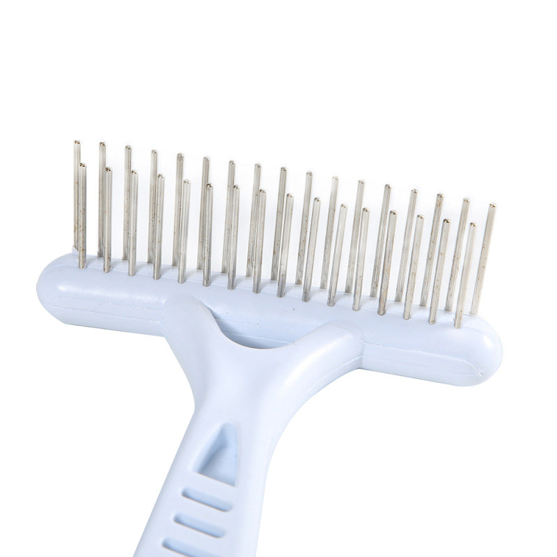 Grooming Tools for Dog: Rake Comb to Remove Short and Long Hair Fur Shedding, White Pet Dog Supplies