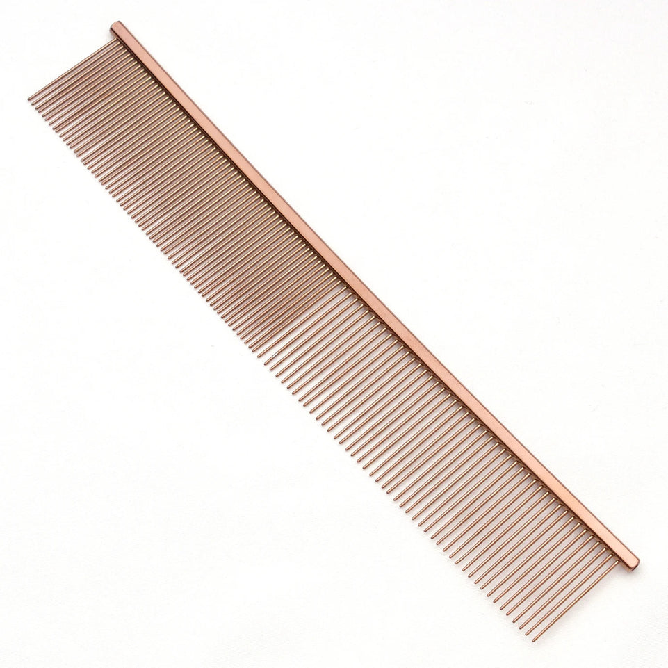 Grooming Comb for Dogs Metal Gold Groomer Comb Pet Combs Hairbrush Pet Dog Grooming Combs Dog Hair Care Tool Dropshipping C7813