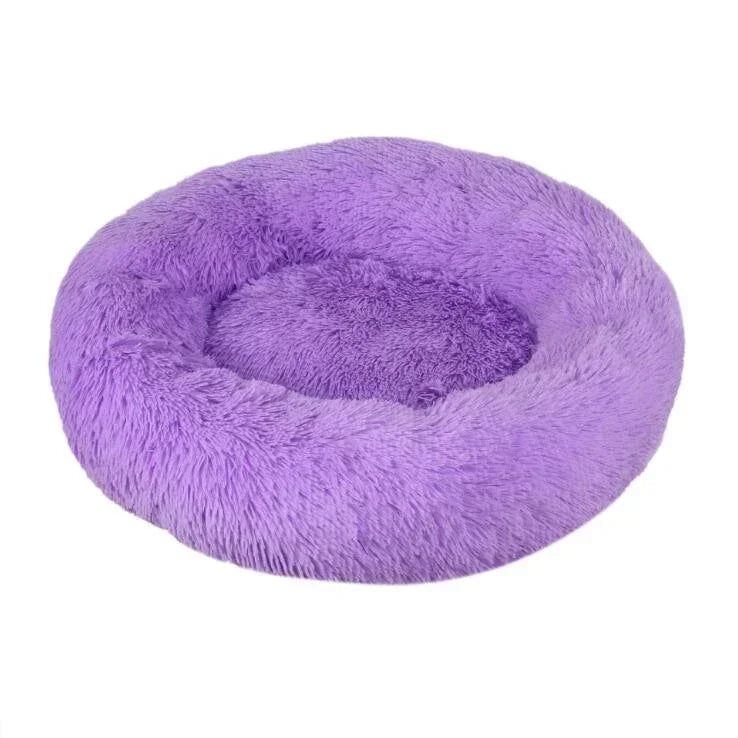 Pet Dog Bed For Dog Large Big Small For Cat House Round Plush Mat Sofa Dropshipping Products Pet Calming Bed Dog Donut Bed