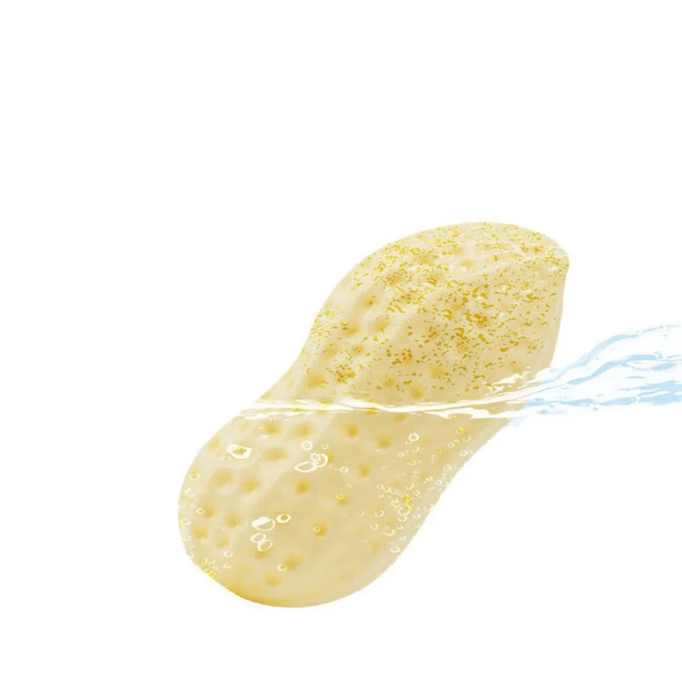 Dog Toy, Durable Chew Squeaky Ball for Teeth Grinding, Peanut - Shaped Interactive Play Toy for Dogs