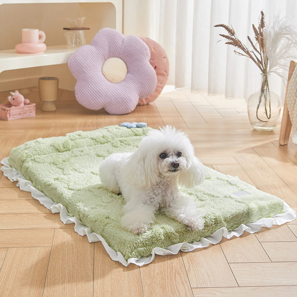 Washable Cat Dog Bed Mat Cushion Anti-Slip Comfortable Pet Nests For Puppy Kittens Pet Cat Dog