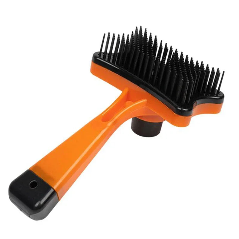 Dog Brush Cat Grooming Brush Self Cleaning Static Free Massage Comb Stable Thicker Bristles Pet Supplies To Remove Loose Fur