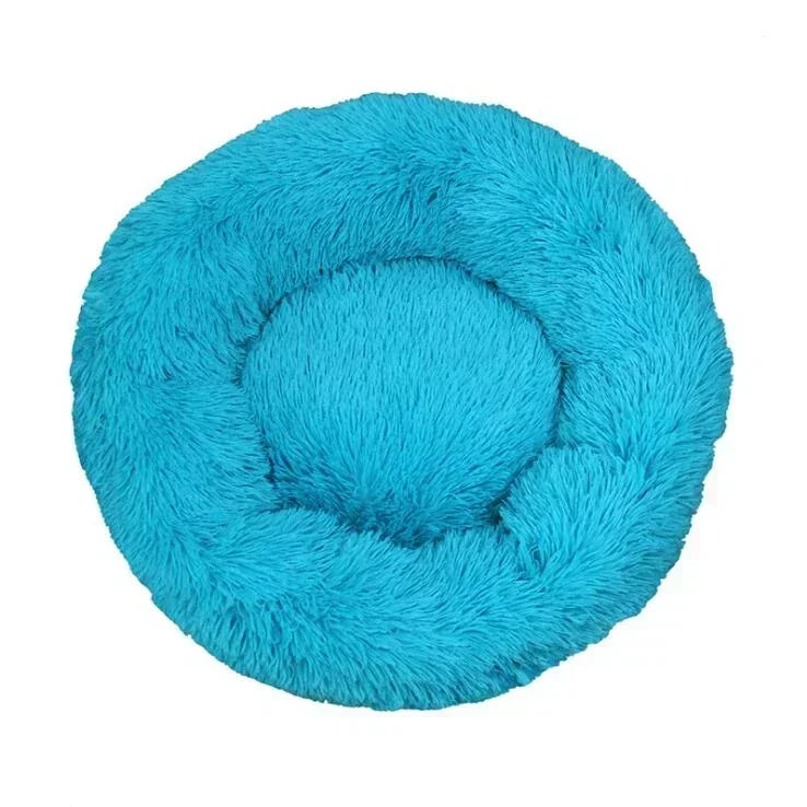 Pet Dog Bed For Dog Large Big Small For Cat House Round Plush Mat Sofa Dropshipping Products Pet Calming Bed Dog Donut Bed