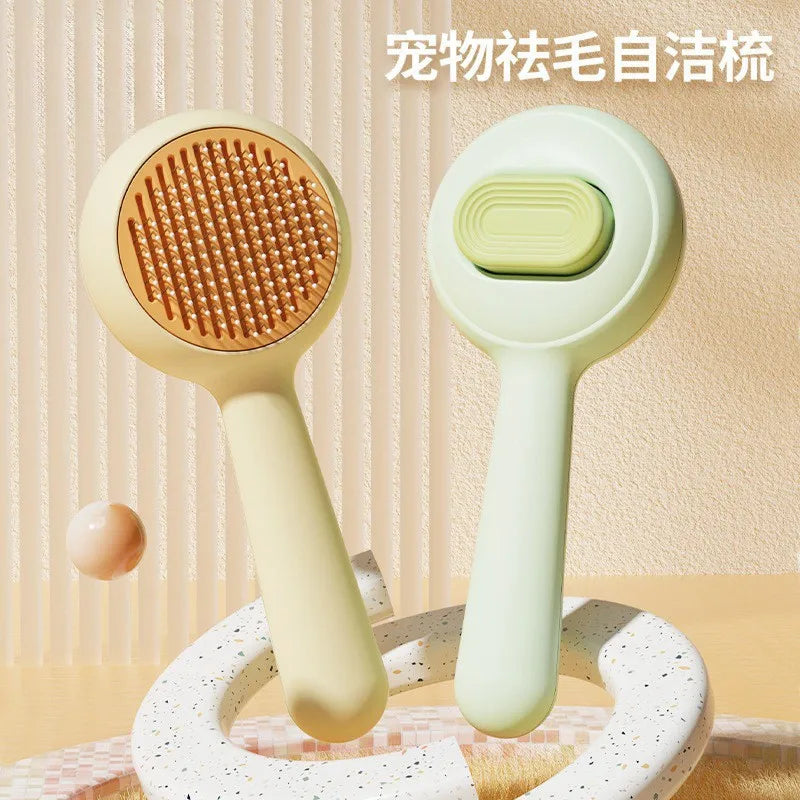 Dog Hair Removal Pet Comb Styling Hair Removal Comb Automatic Shedding Grooming Dog Comb Brush