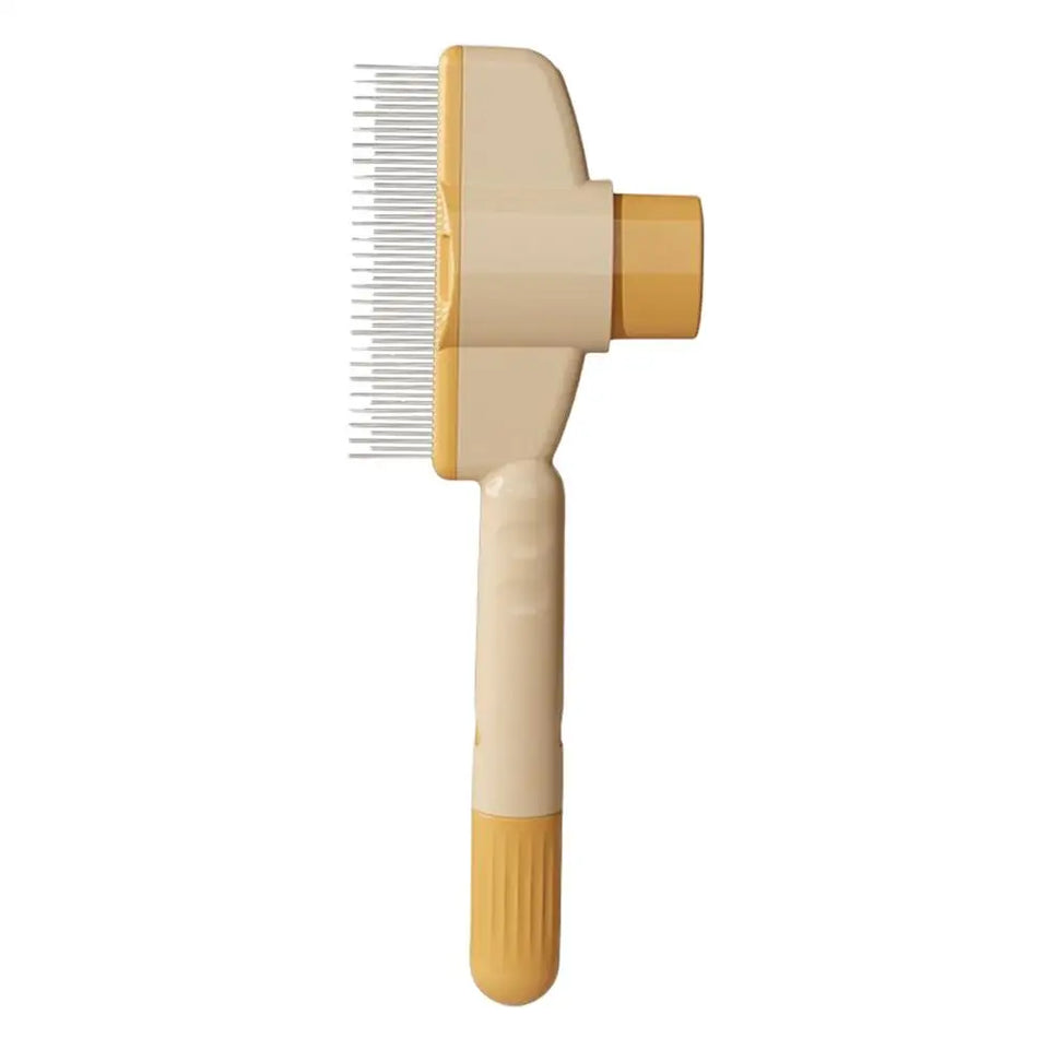 Dog Grooming Comb Cat /Dog Hair Remover Brush Long Hair Pet Self Cleaning Row Pet Removes Hairs Cleaning Bath Brush Dog Supplies