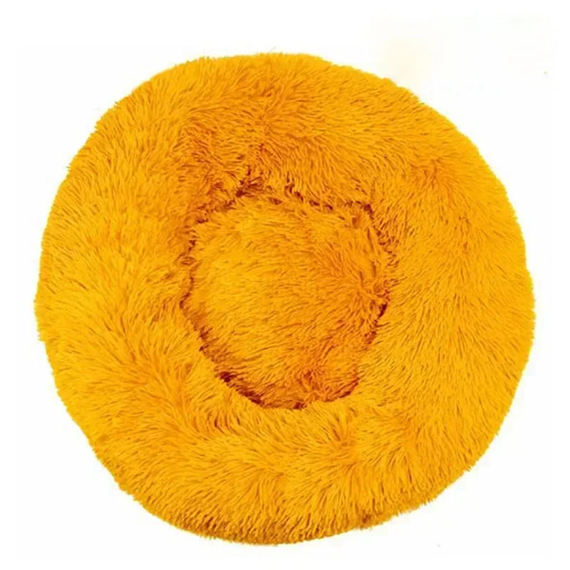 Pet Dog Bed For Dog Large Big Small For Cat House Round Plush Mat Sofa Dropshipping Products Pet Calming Bed Dog Donut Bed