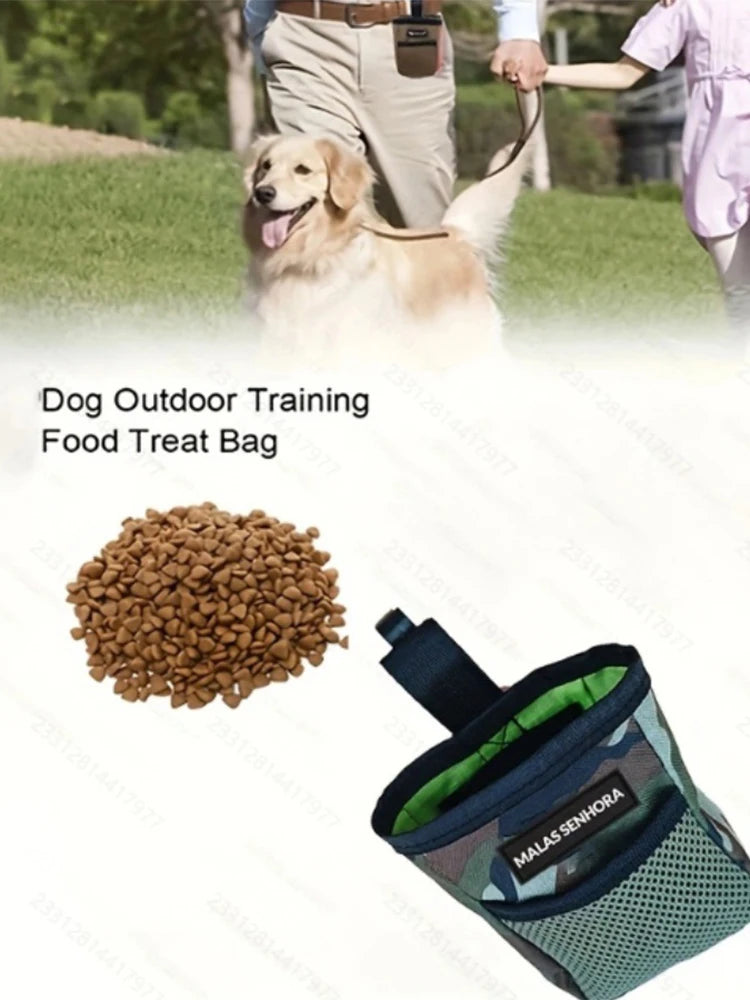 Pet Dog Puppy Training Treat Snack Bait Pet Feed Pocket Pouch Obedience Agility Pouch Food Bag Pocket Snack Reward Waist Bag