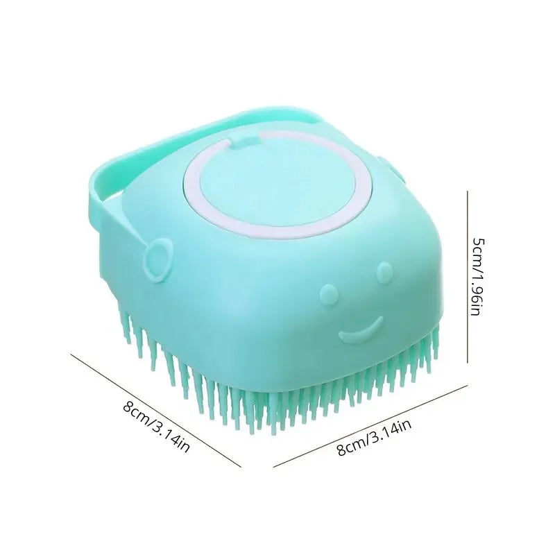 Puppy Dog Bathing Brush Shower Accessories Pet Bath Shampoo Brush Cat Grooming Massage Comb Scrubber Cleaning Grooming Supplies