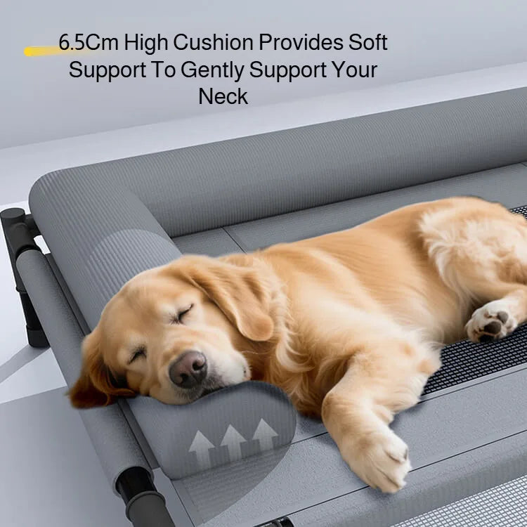 Pet Floor-Off Bed Breathable Mesh Pet Bed Four Seasons Universal Pet Bed Detachable And Washable Moisture-Proof And Waterproof