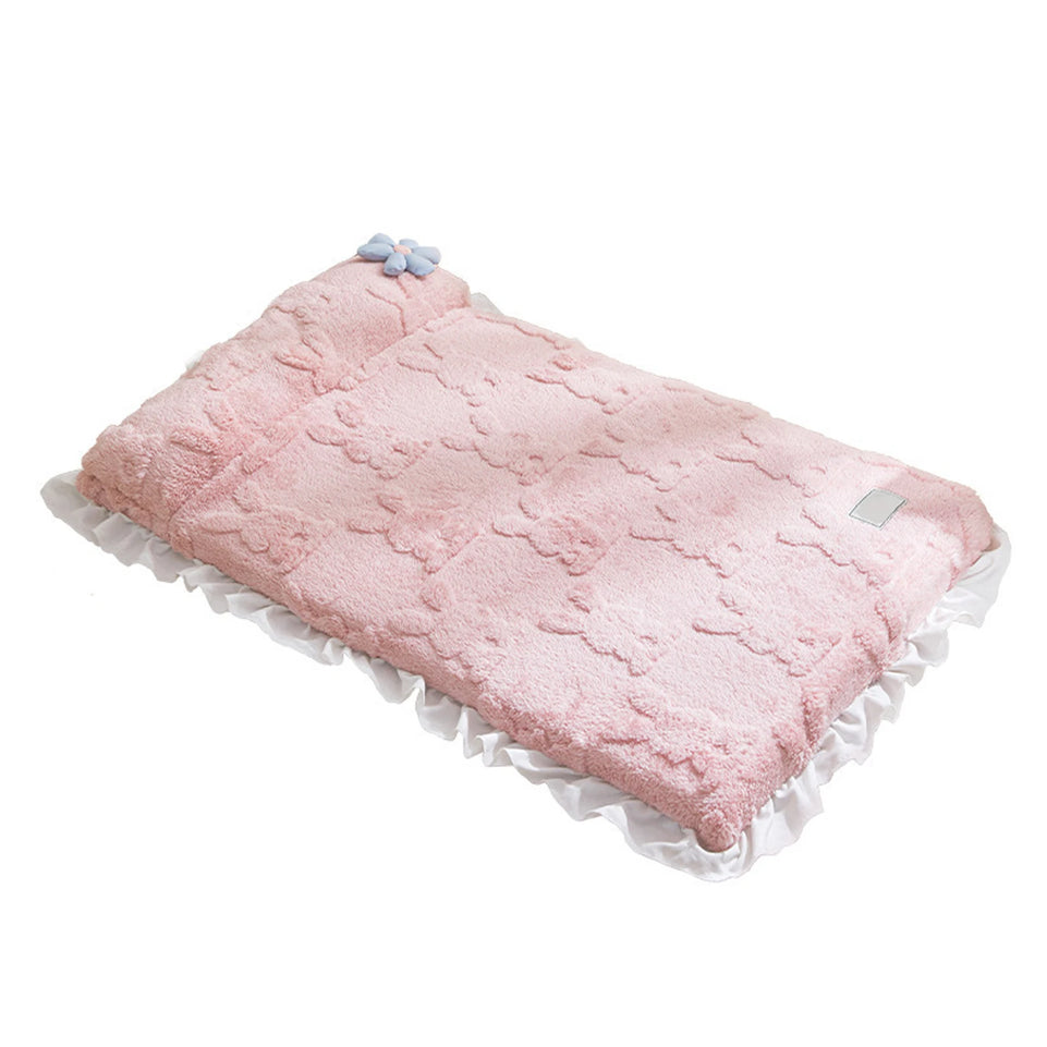 Washable Cat Dog Bed Mat Cushion Anti-Slip Comfortable Pet Nests For Puppy Kittens Pet Cat Dog