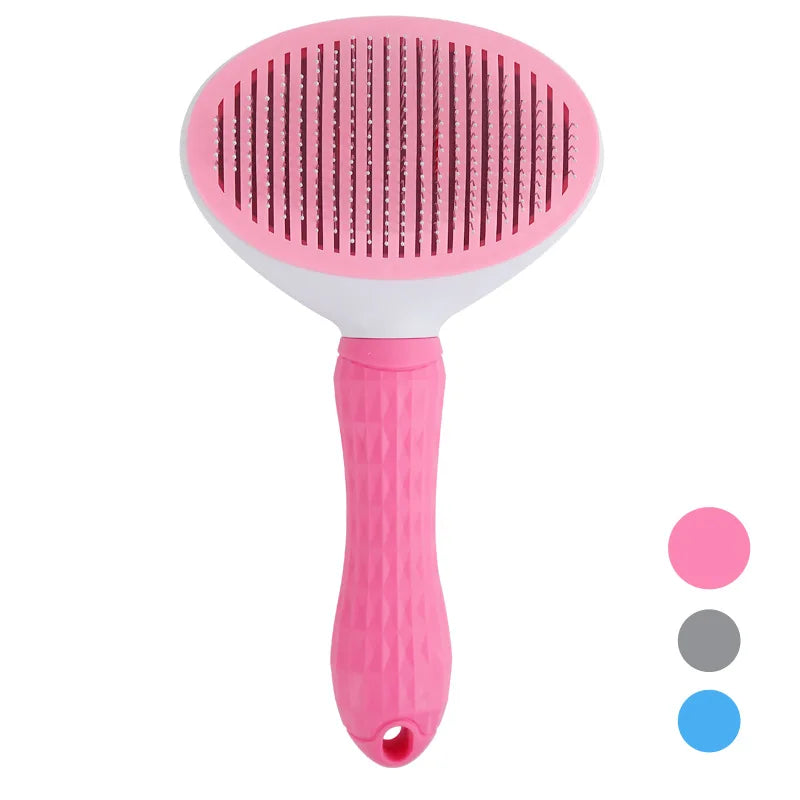 Dog Hair Removal Pet Comb Styling Hair Removal Comb Automatic Shedding Grooming Dog Comb Brush