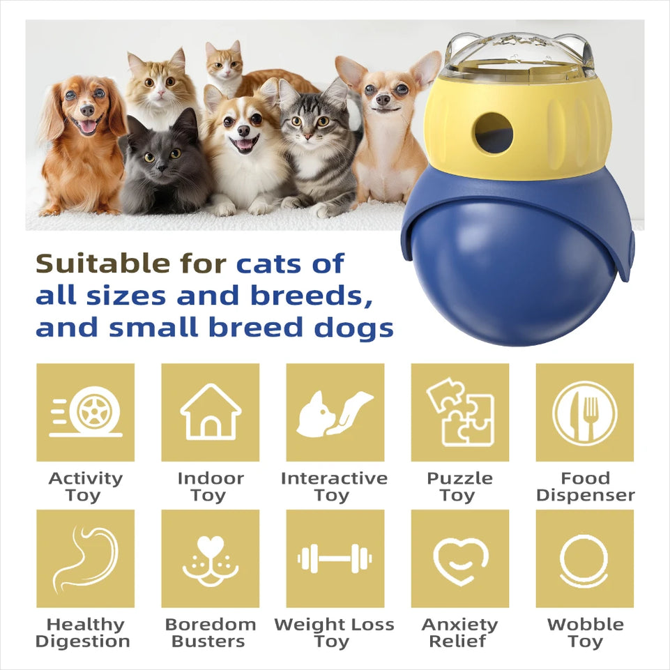 Dog Treat Dispenser For Small Medium Dogs Cats Indoor Training Toys Interactive Puppy Toys Chihuahua French Bulldog Pet Product