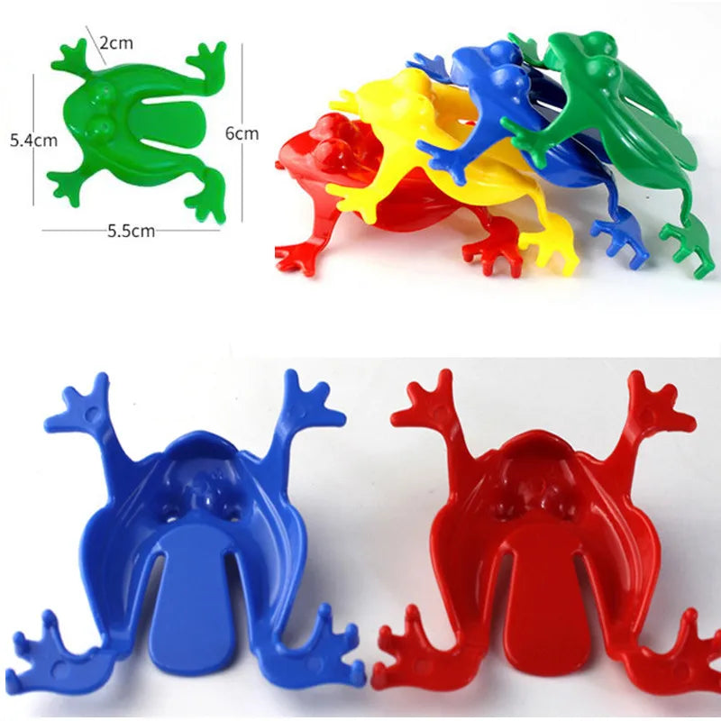 10-20Pcs Jumping Frog Bounce Fidget Toys For Kids Novelty Assorted Stress Reliever Toys For Children Birthday Gift Party Favor