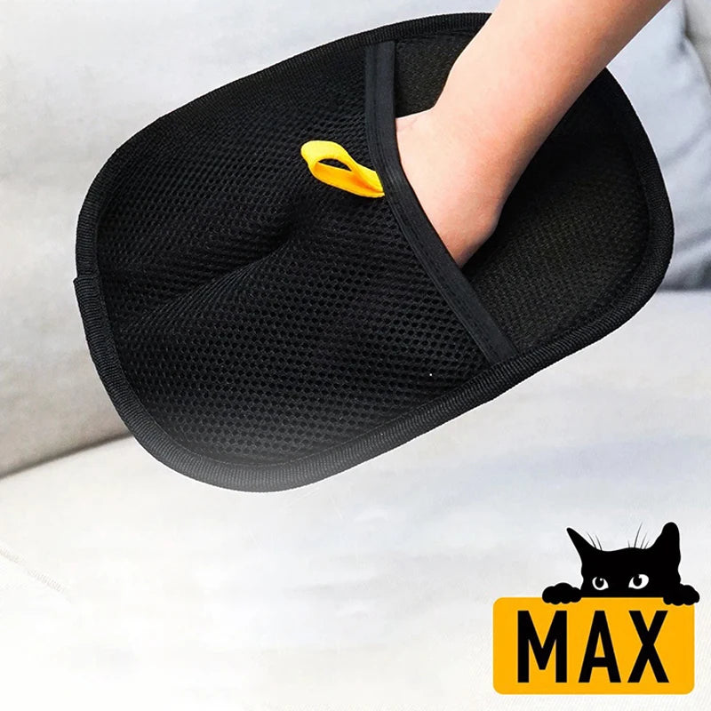 Upgraded Double Sided Grooming Glove Pet Dog Supplies Hair Remover Gloves Reusable Grooming Gloves Grooming Equipment For Dogs