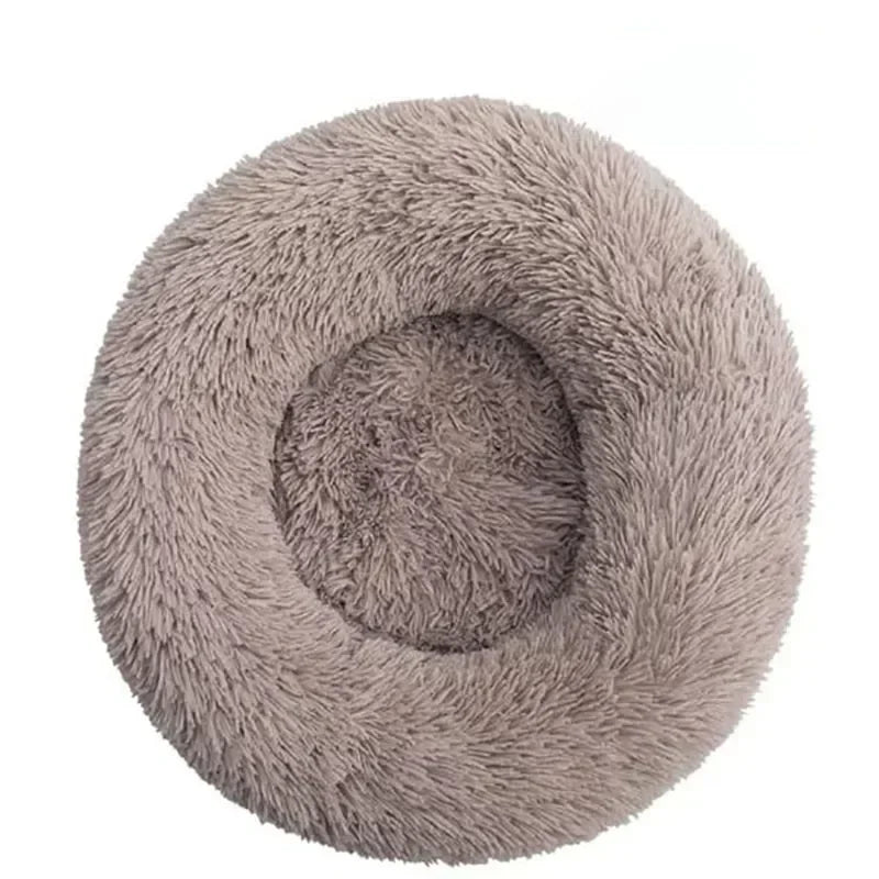 Pet Dog Bed For Dog Large Big Small For Cat House Round Plush Mat Sofa Dropshipping Products Pet Calming Bed Dog Donut Bed