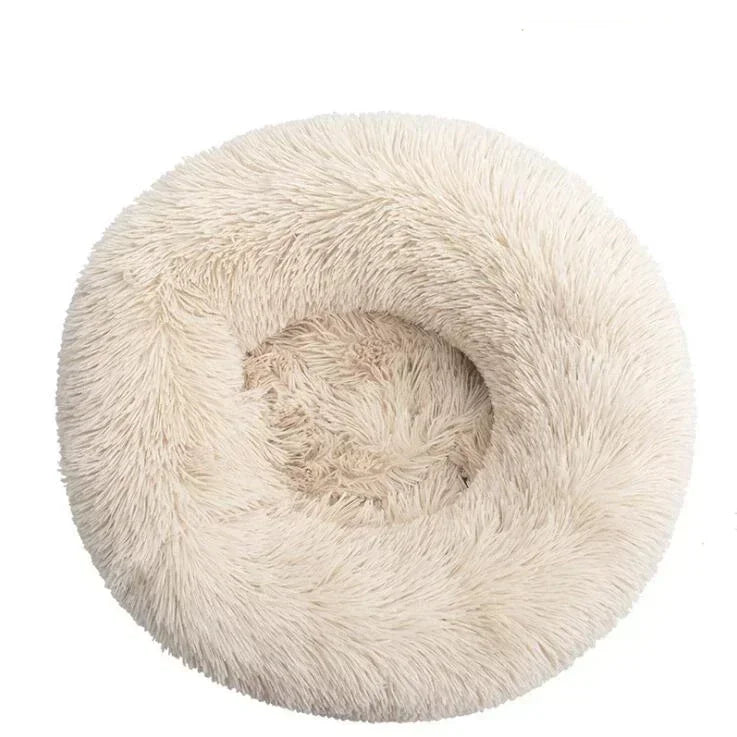 Pet Dog Bed For Dog Large Big Small For Cat House Round Plush Mat Sofa Dropshipping Products Pet Calming Bed Dog Donut Bed
