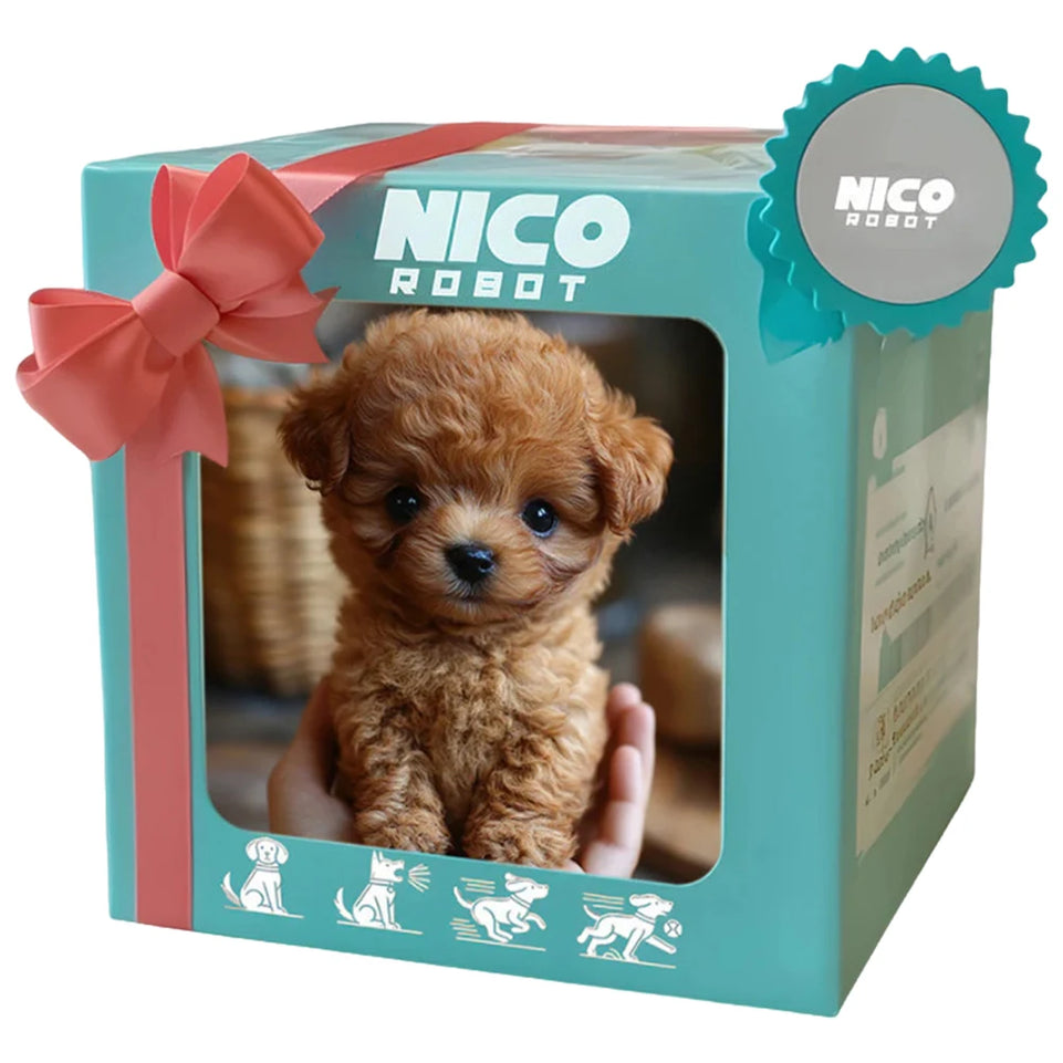 Electronic Robot Dog Realistic Dog Toy Acts Like A Real Puppy Interactive Plush Puppy Toy Cute Walking Dog for Kids Age 3 4 5 6Y