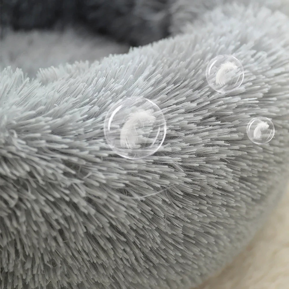 Pet Dog Bed For Dog Large Big Small For Cat House Round Plush Mat Sofa Dropshipping Products Pet Calming Bed Dog Donut Bed