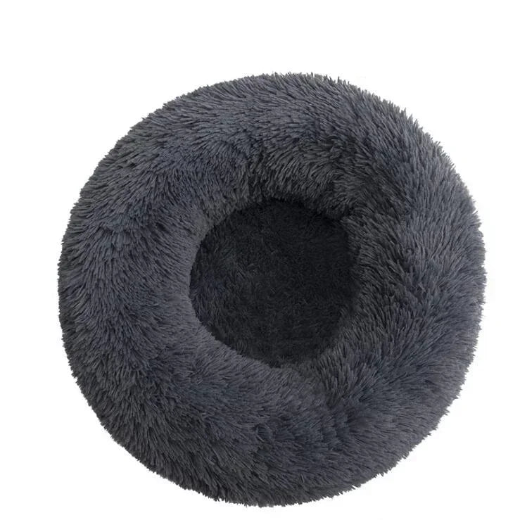 Pet Dog Bed For Dog Large Big Small For Cat House Round Plush Mat Sofa Dropshipping Products Pet Calming Bed Dog Donut Bed