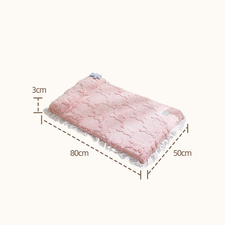 Washable Cat Dog Bed Mat Cushion Anti-Slip Comfortable Pet Nests For Puppy Kittens Pet Cat Dog