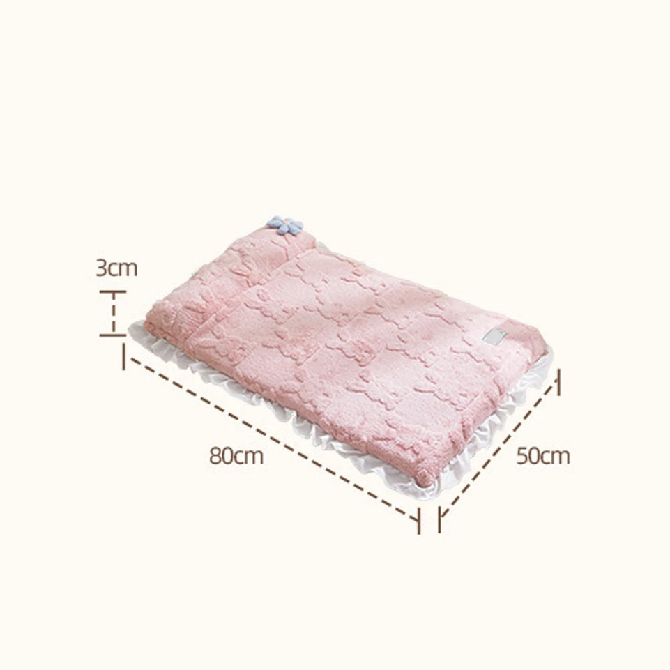 Washable Cat Dog Bed Mat Cushion Anti-Slip Comfortable Pet Nests For Puppy Kittens Pet Cat Dog