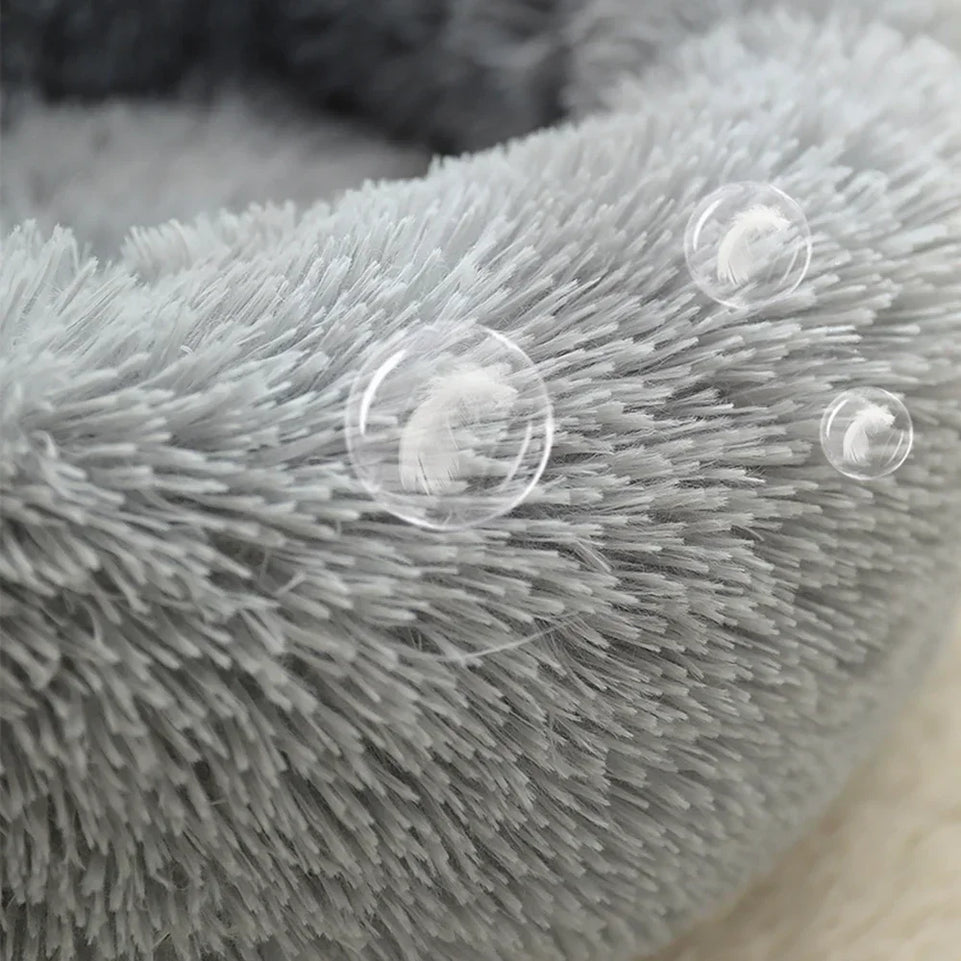 Pet Dog Bed For Dog Large Big Small For Cat House Round Plush Mat Sofa Dropshipping Products Pet Calming Bed Dog Donut Bed