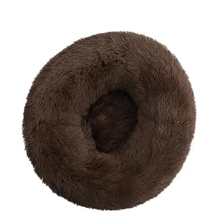 Pet Dog Bed For Dog Large Big Small For Cat House Round Plush Mat Sofa Dropshipping Products Pet Calming Bed Dog Donut Bed