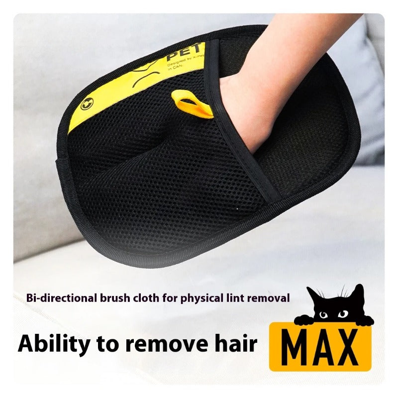 Double-Sided Grooming Gloves for Pets Pet Grooming Glove, Gentle Deshedding Brush Gloves, For Dog Cat Deshedding Mitt