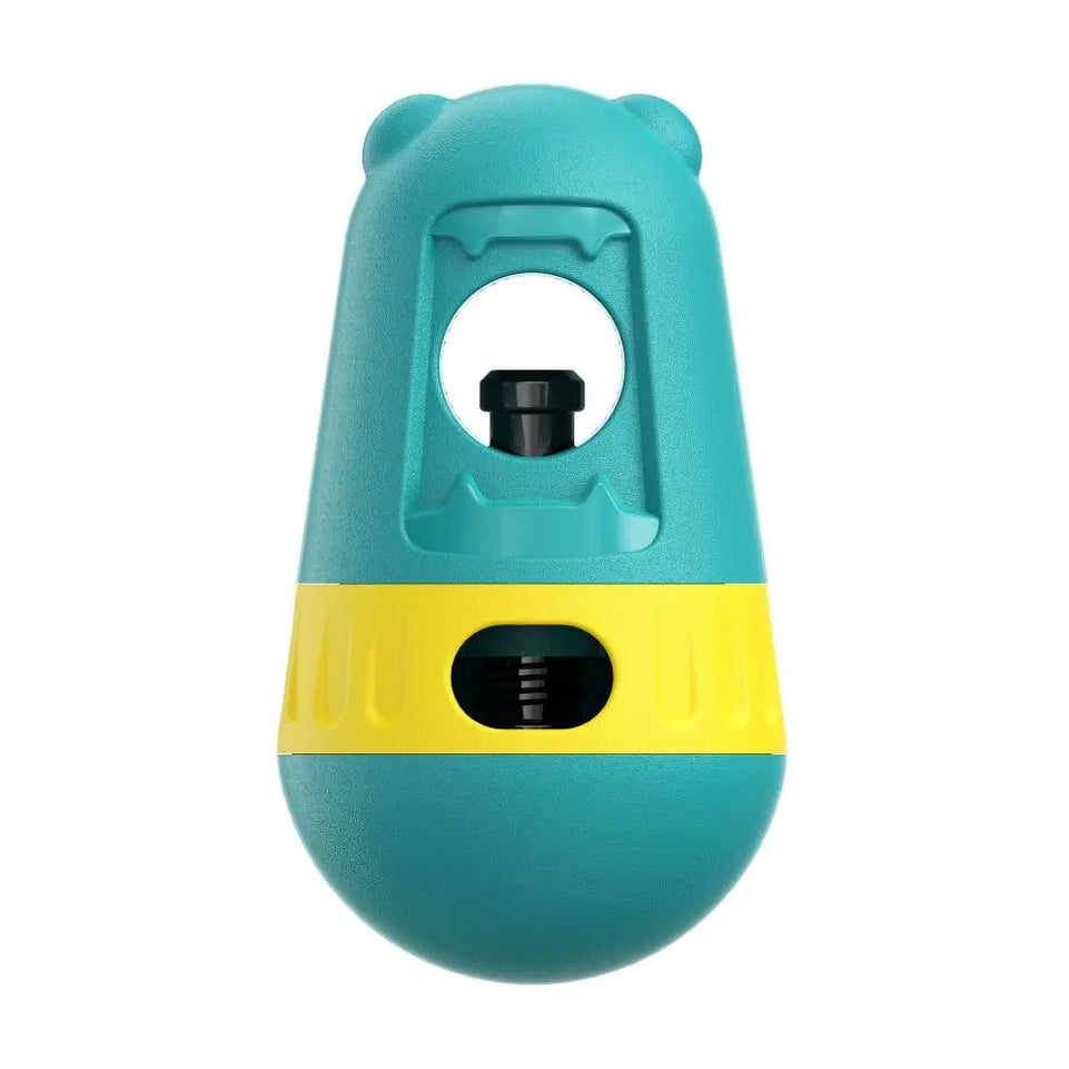 Bite Resistant Dog Treat Dispenser Toy Feeding Indoor Training Dog Puzzle Toy Relieve Boredom Rotating Food Dispensing Toy