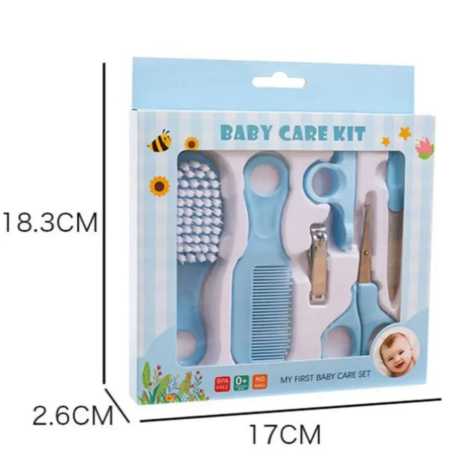 Baby Nail Trimmer Scissors Clippers Hygiene Kit Baby Health Care Nail Hair Comb Grooming Brush Set Multifunction