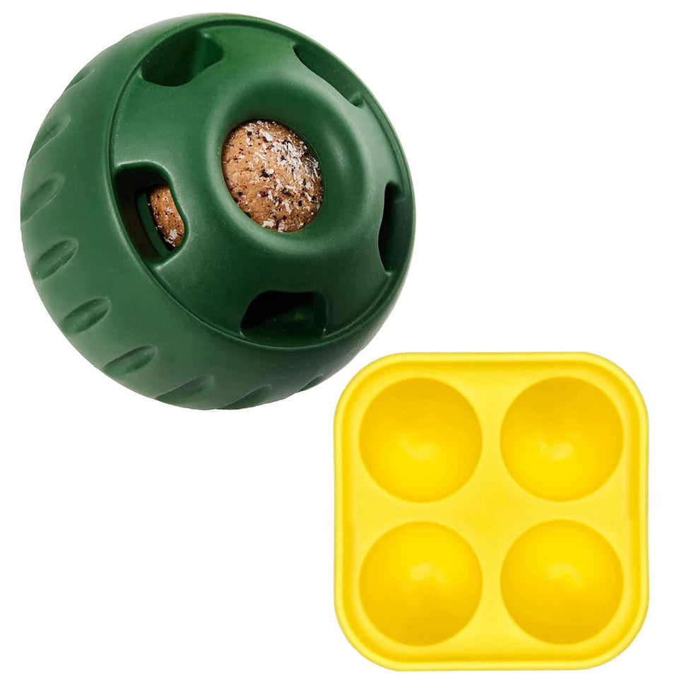Silicone Pet Dog Toys Dog Chew Toys Interactive Dog Toys for Boredom Dog Treat Molds Silicone Healthy Treats for Dog Pet Product