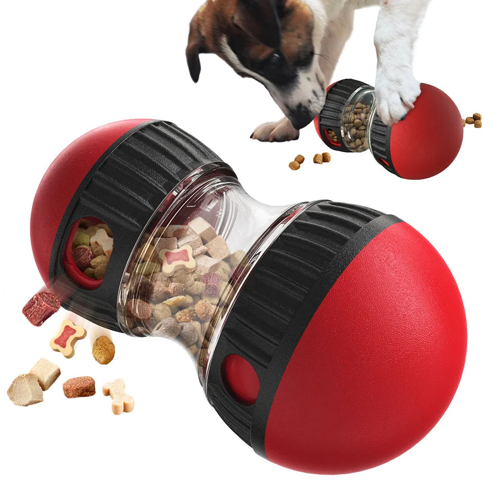 Interactive Dog Toy Treat Dispenser For Small Big Dogs Slow Feeder Puppy Enrichment Training Ball Improve IQ Pet Toys Supplies