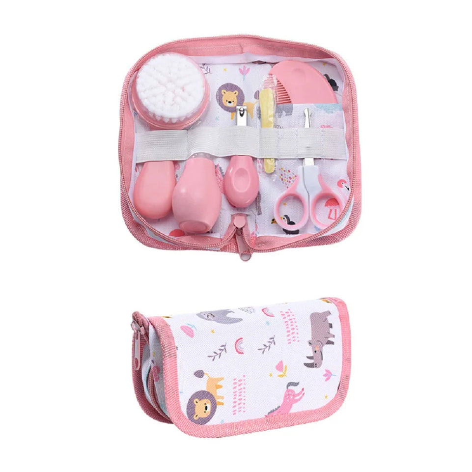 6PCS Baby Care Kit, Children's Hair And Nail Care, Grooming Brush Kit, Scissors, Children's Toiletries