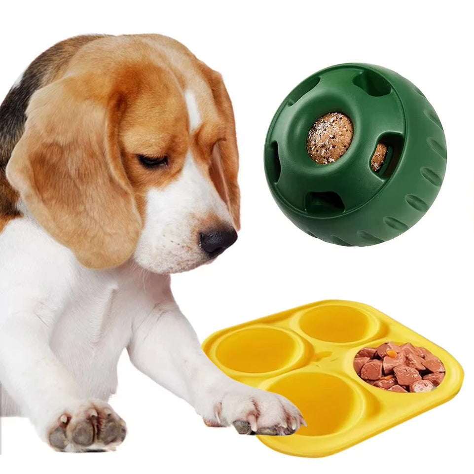 Silicone Pet Dog Toys Dog Chew Toys Interactive Dog Toys for Boredom Dog Treat Molds Silicone Healthy Treats for Dog Pet Product