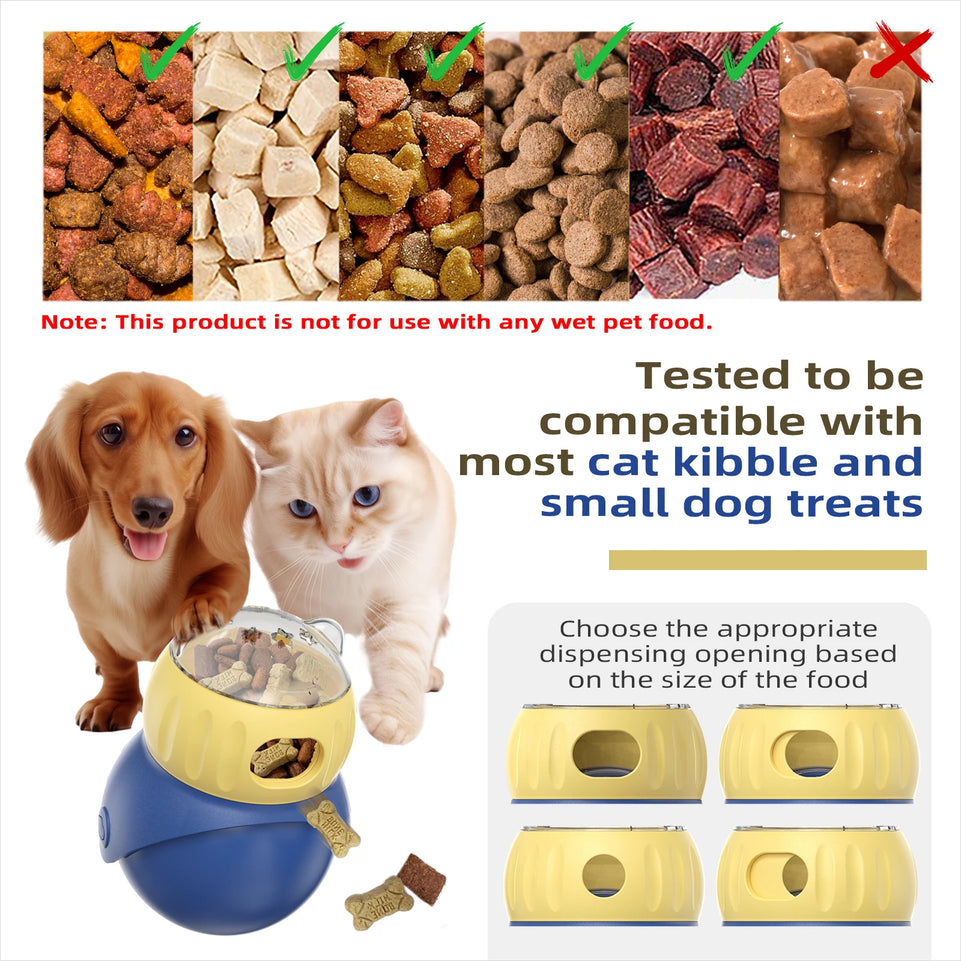 Dog Treat Dispenser For Small Medium Dogs Cats Indoor Training Toys Interactive Puppy Toys Chihuahua French Bulldog Pet Product