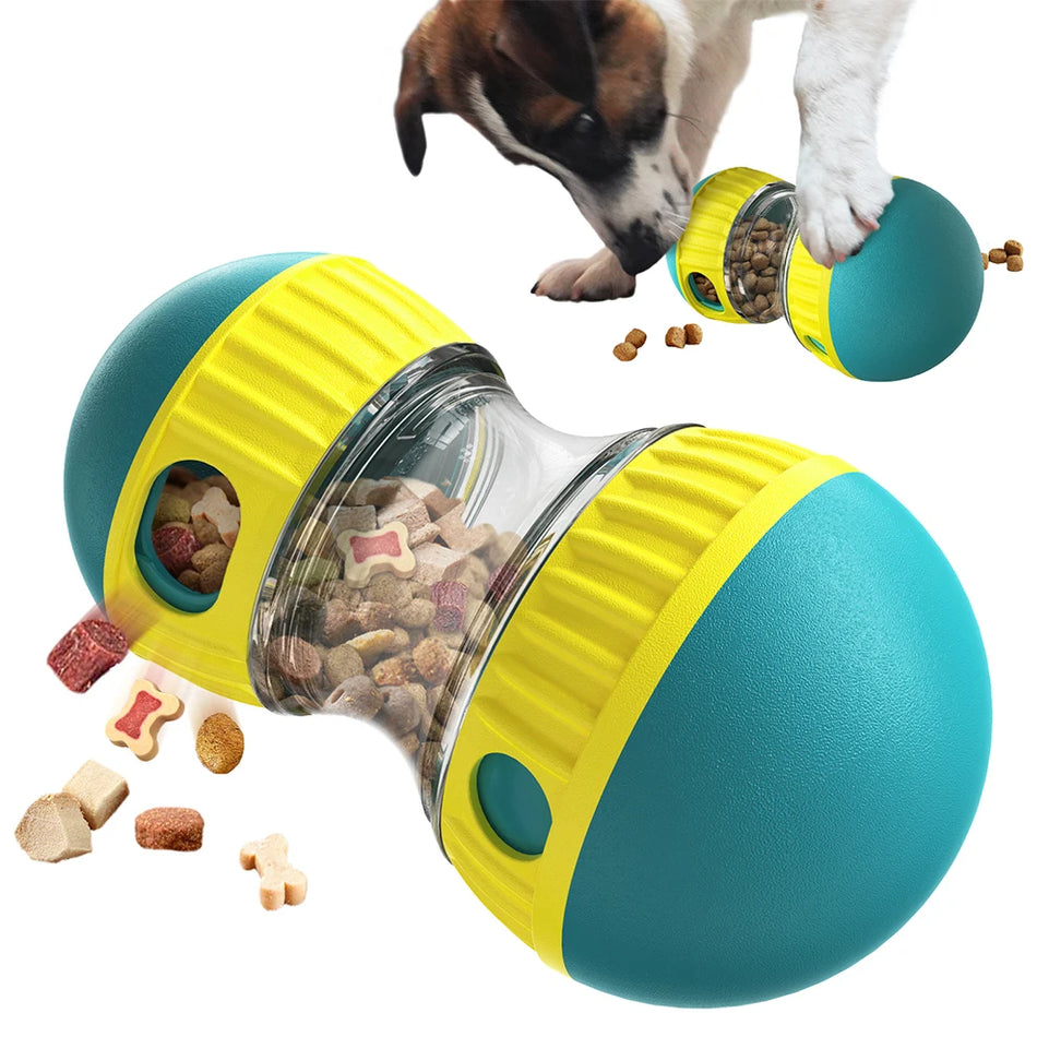Interactive Dog Toy Treat Dispenser For Small Big Dogs Slow Feeder Puppy Enrichment Training Ball Improve IQ Pet Toys Supplies