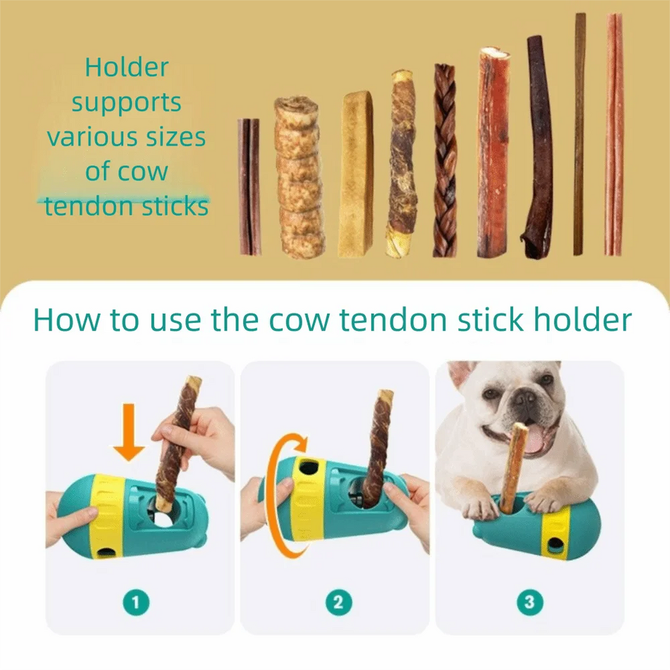 Bite Resistant Dog Treat Dispenser Toy Feeding Indoor Training Dog Puzzle Toy Relieve Boredom Rotating Food Dispensing Toy